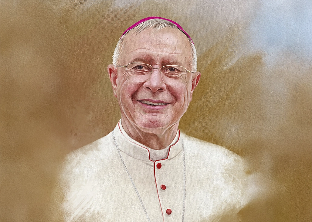 Bishop Paul Hinder Digital Portrait
