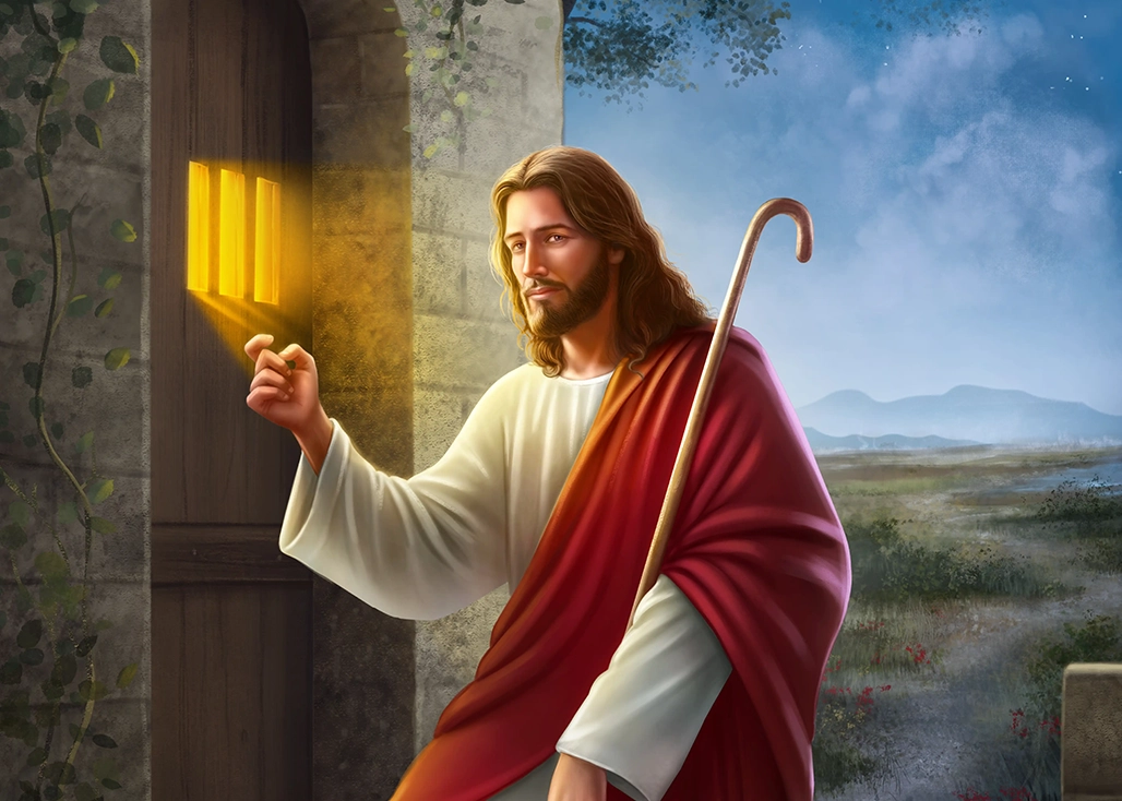 Jesus Knocking on the Door Digital Greeting Card