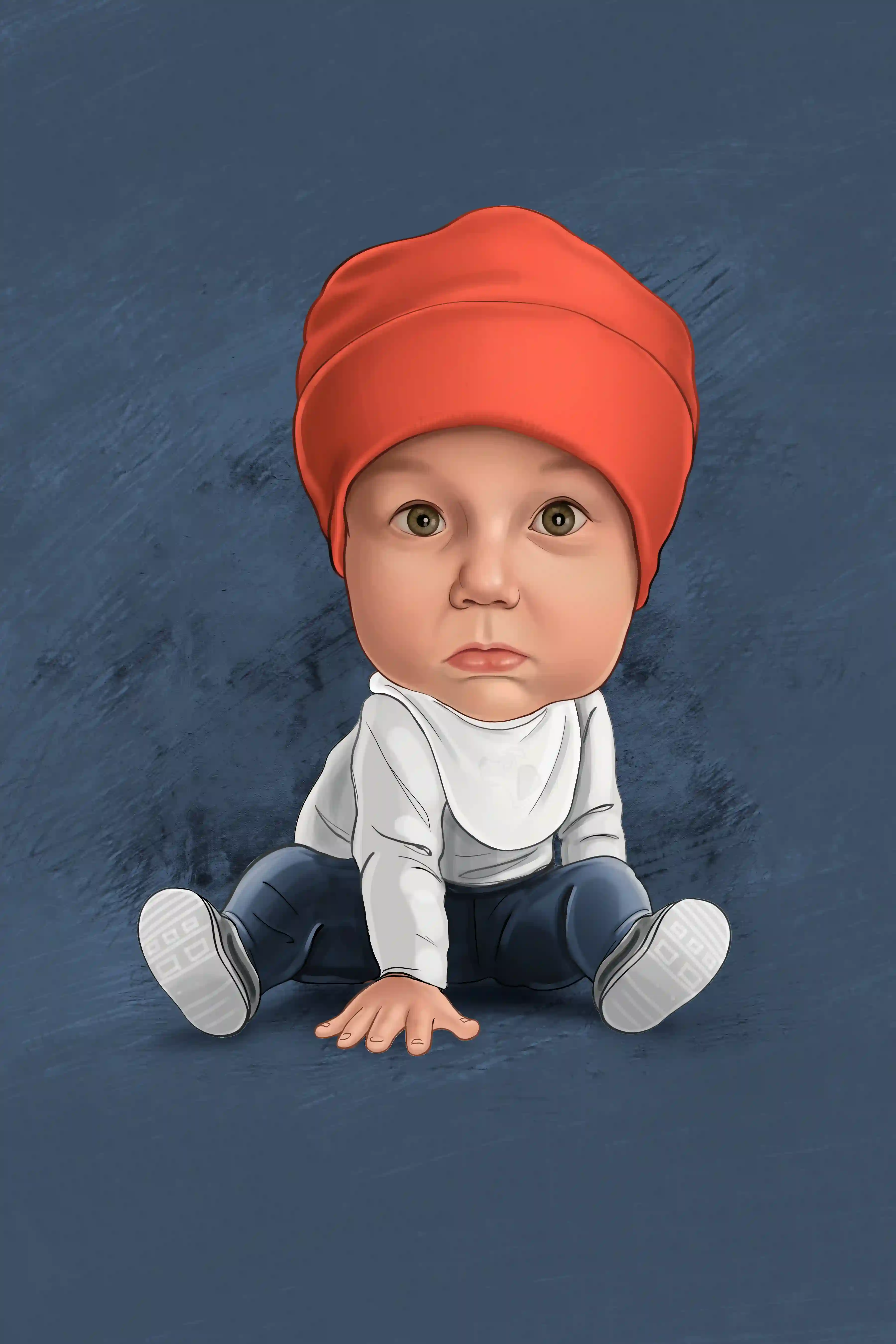 Kid Portrait Portrait caricature of a kid.