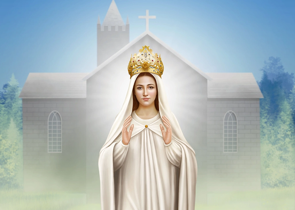Lady of Knock Digital Greeting Card