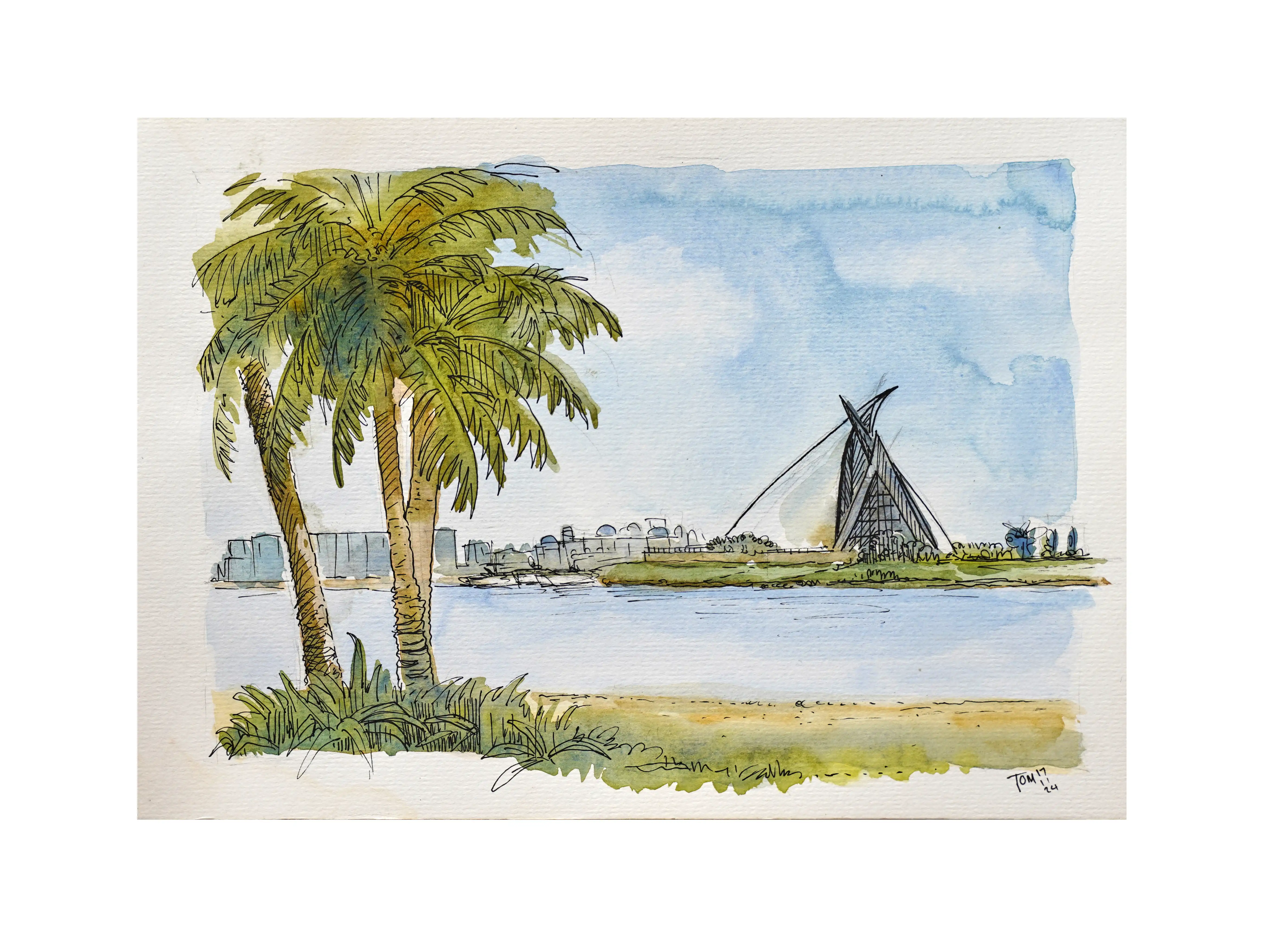 Dubai Creek Golf & Yacht Club 21x29 cm