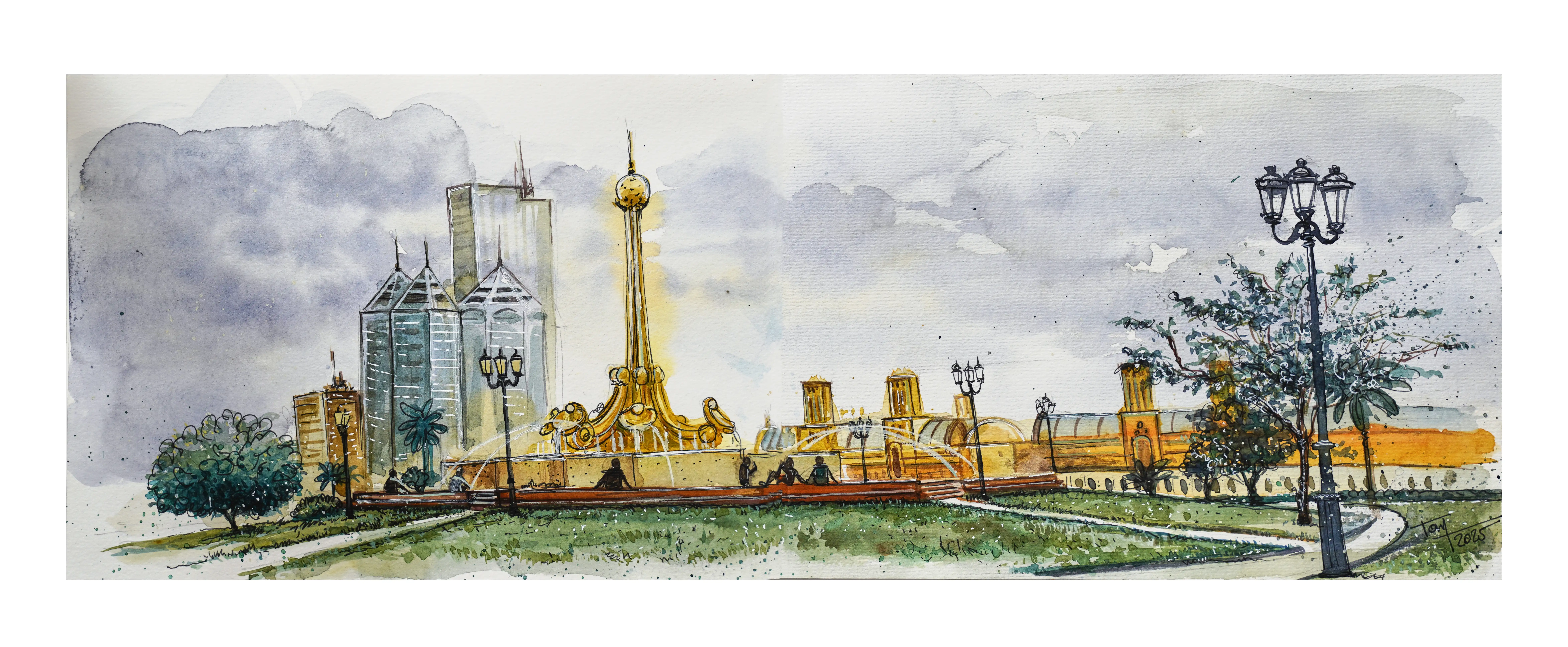 Al Ittihad Square Park 20x50 cm