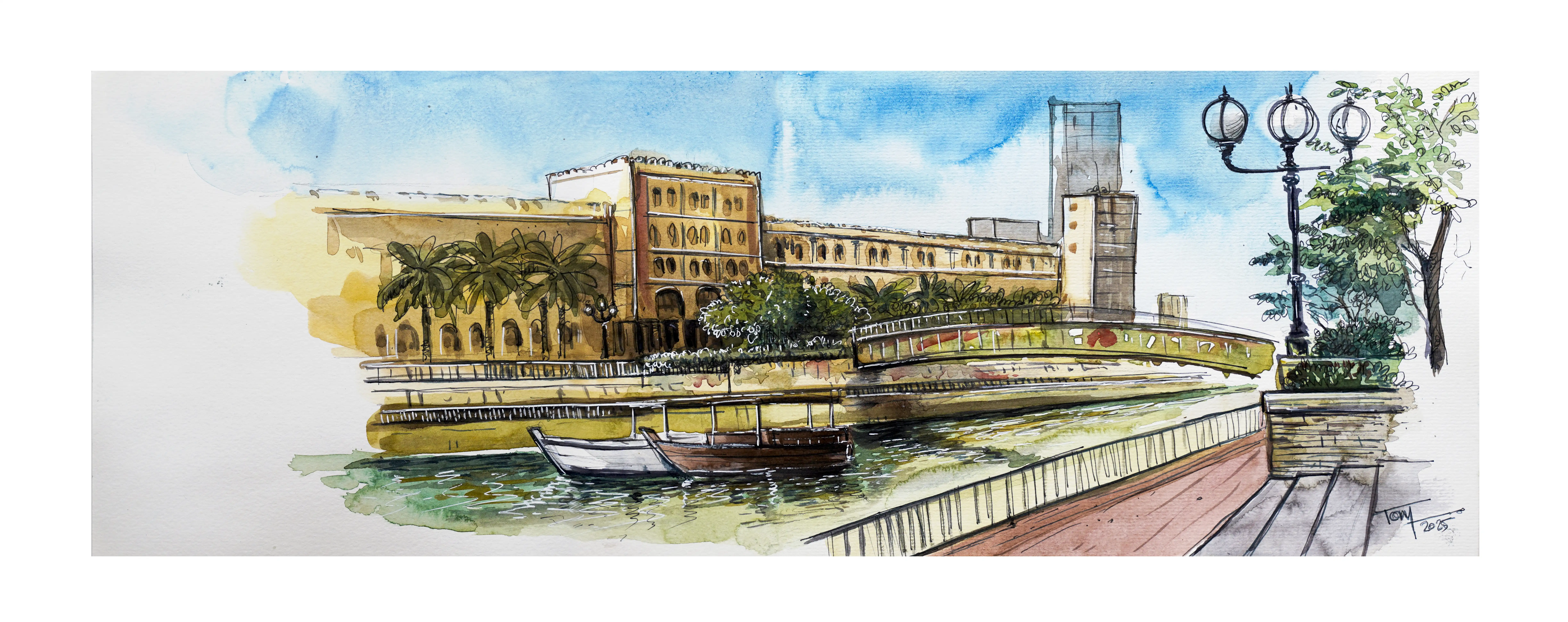 Sharjah Al Qasba 20x50 cm