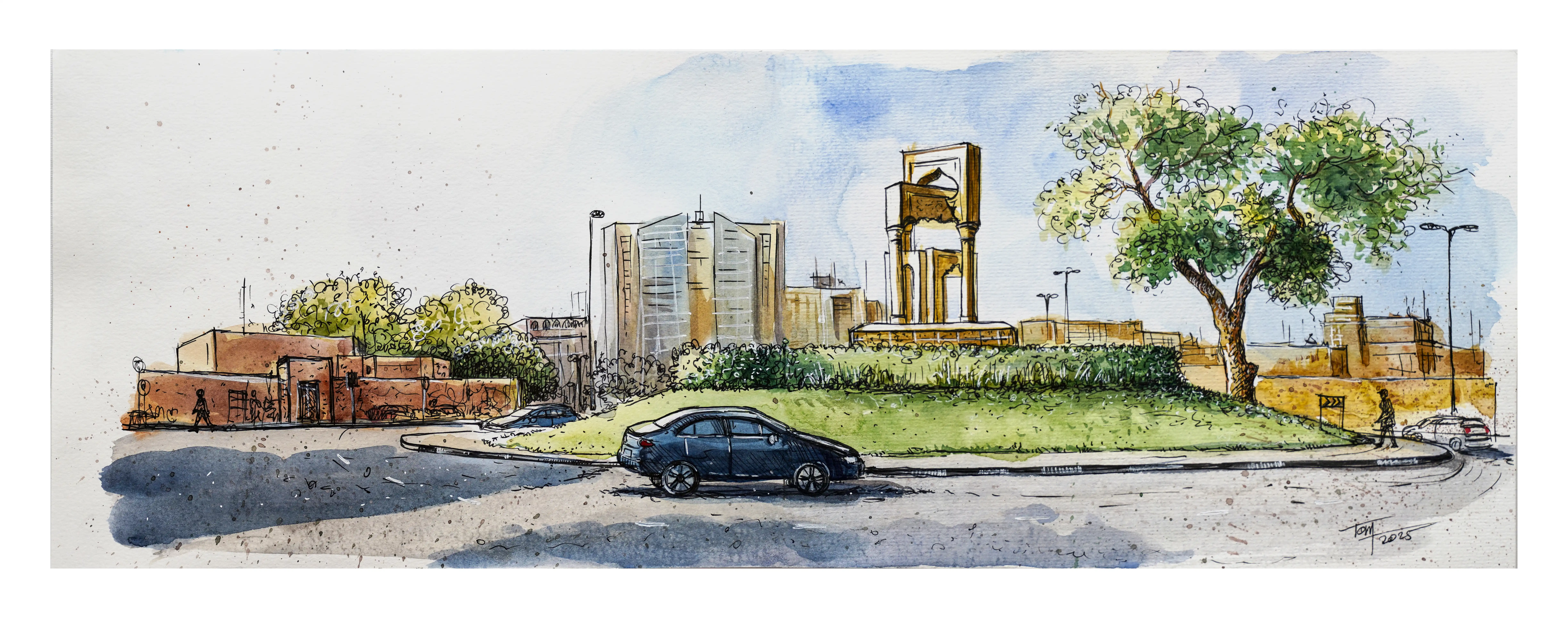 Musallah Roundabout 20x50 cm