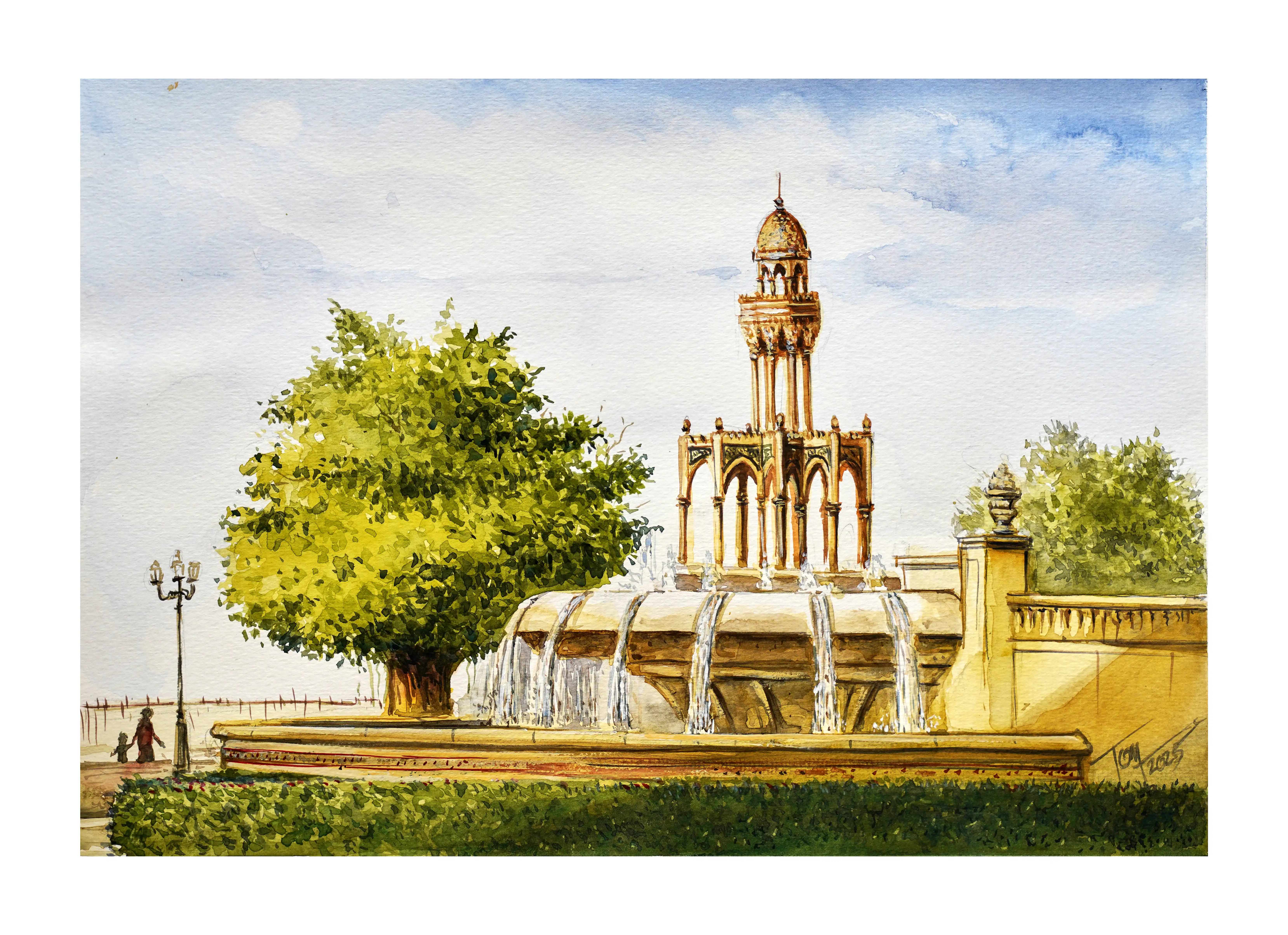 Rolla Square Park 30x50cm