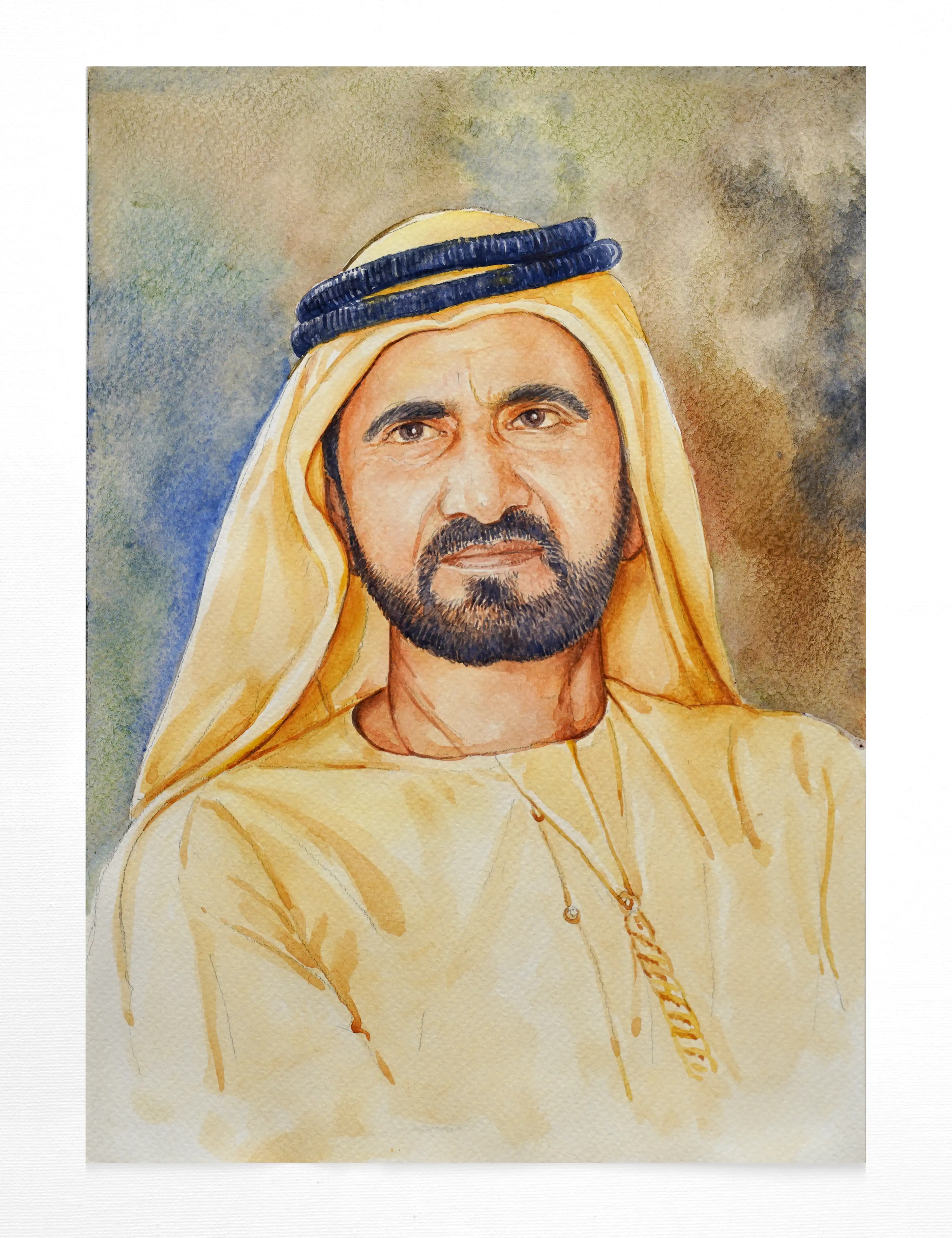Mohammed bin Rashid Al Maktoum 21x29cm