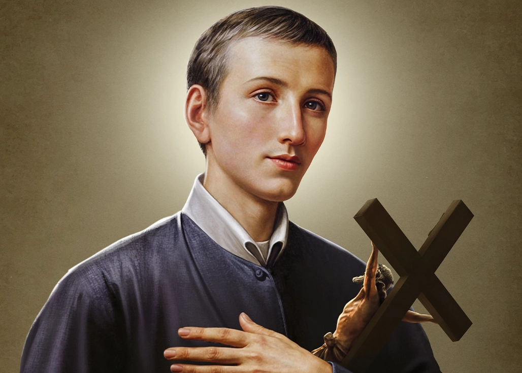 St Gerard Majella with Cross Digital Greeting Card