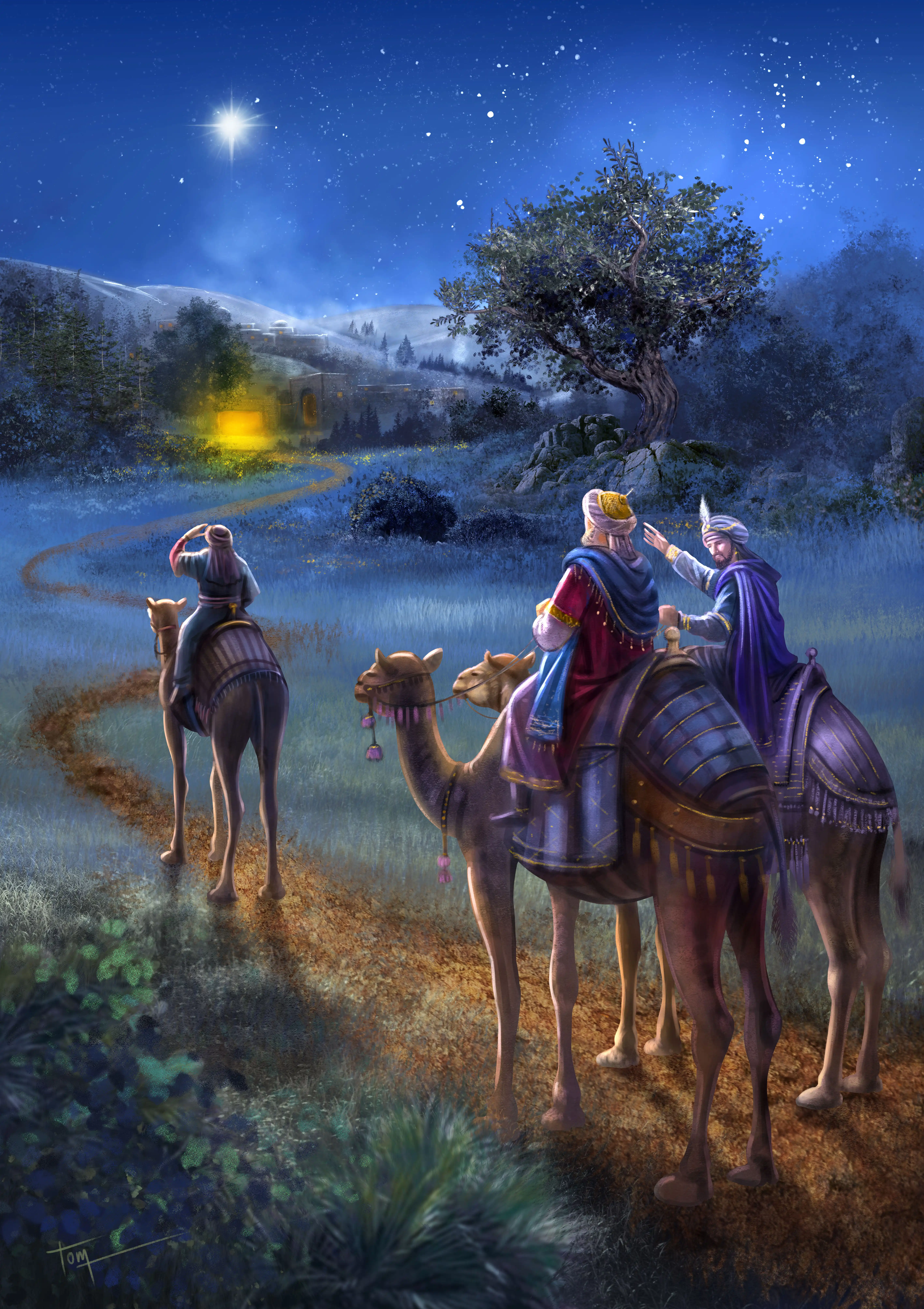 Wise Men 02 Digital Greeting Card